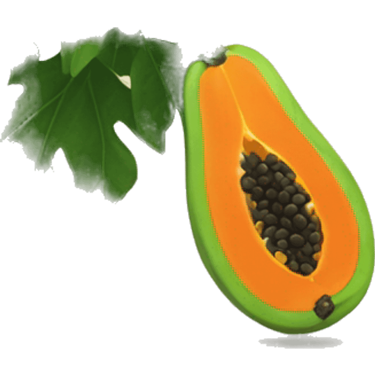 papaya emoji