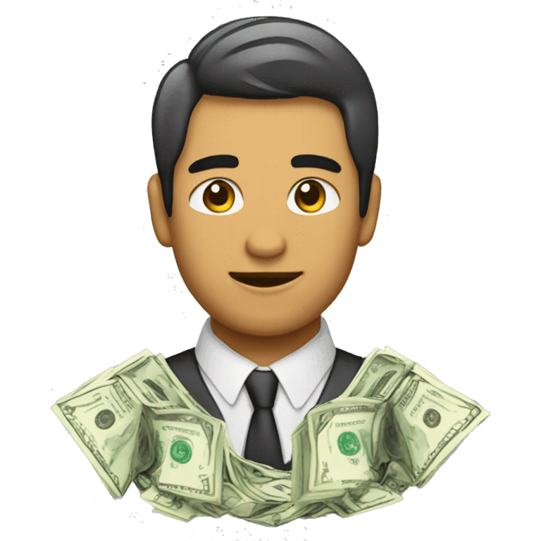 Dinero con alas emoji