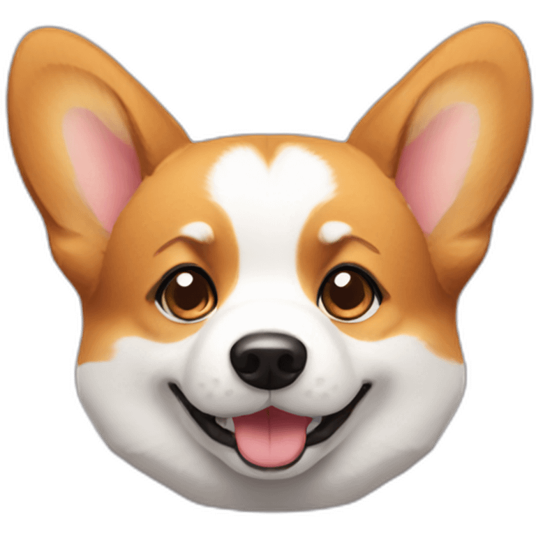 cute corgi emoji