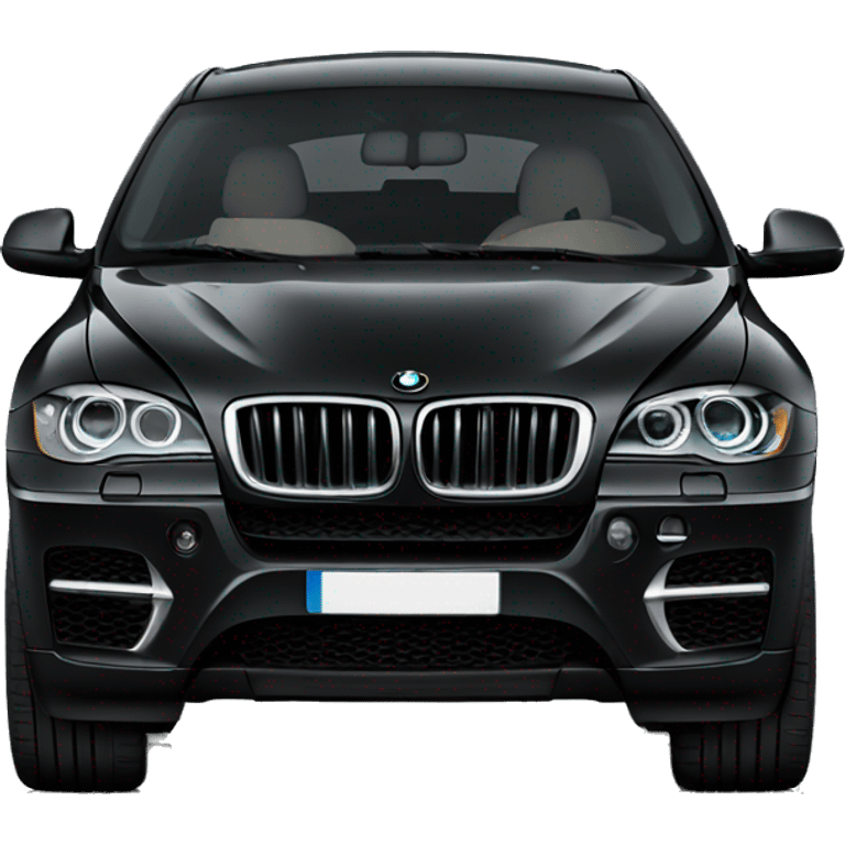 Black BMW X6 emoji