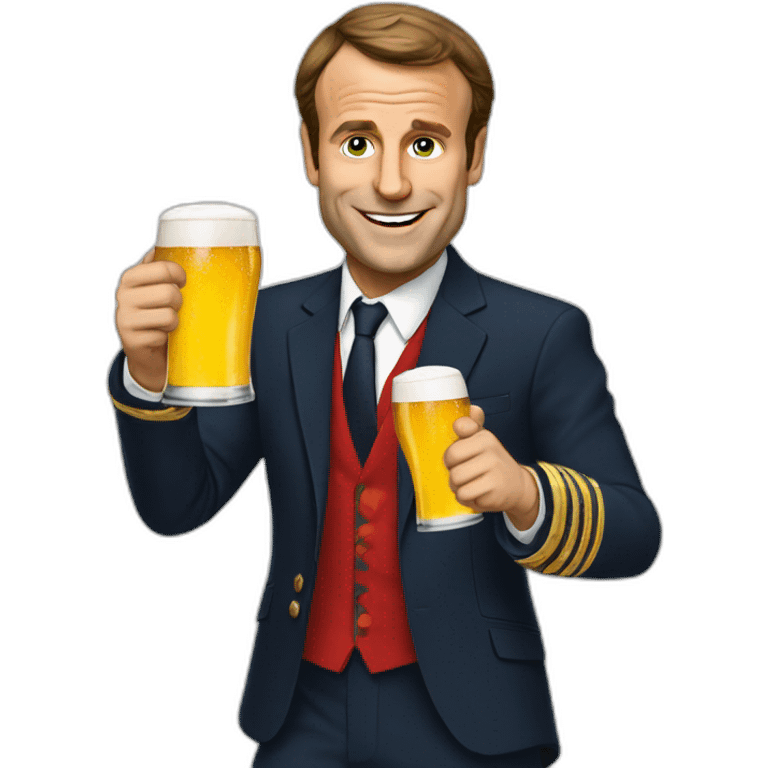 macron-beer emoji