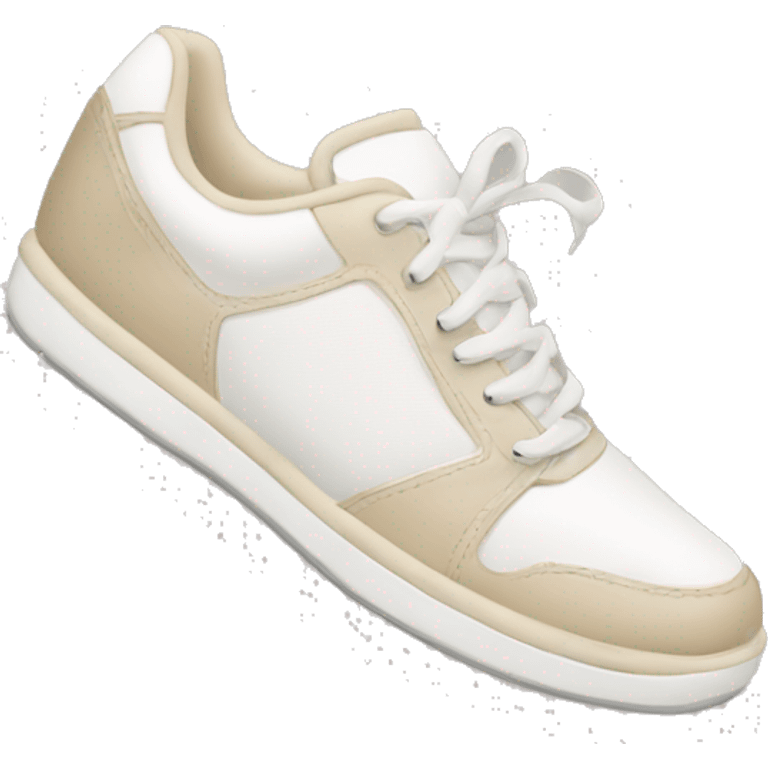 white and beige tennis shoes emoji