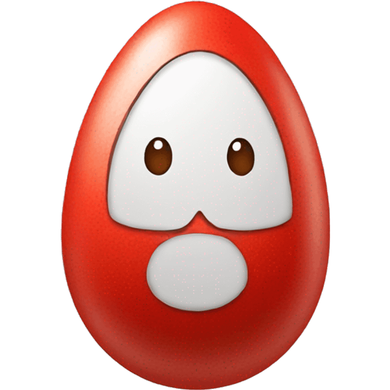 red egg easter emoji