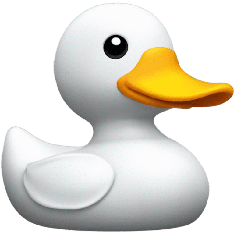 simple rubber duck from side view emoji