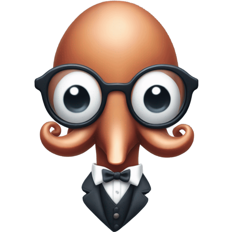 Handsome squidword  emoji