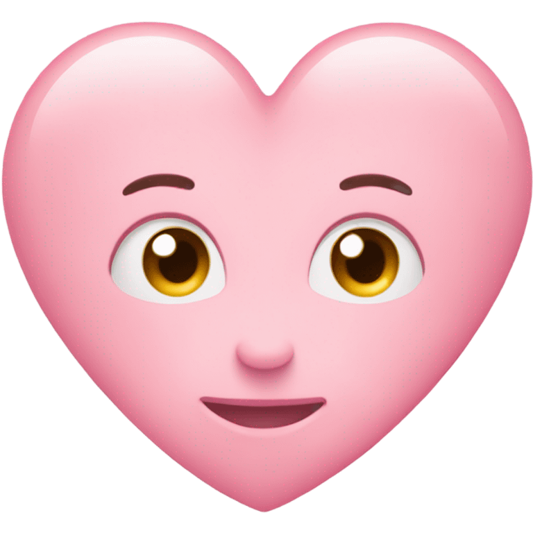 Baby pink heart emoji