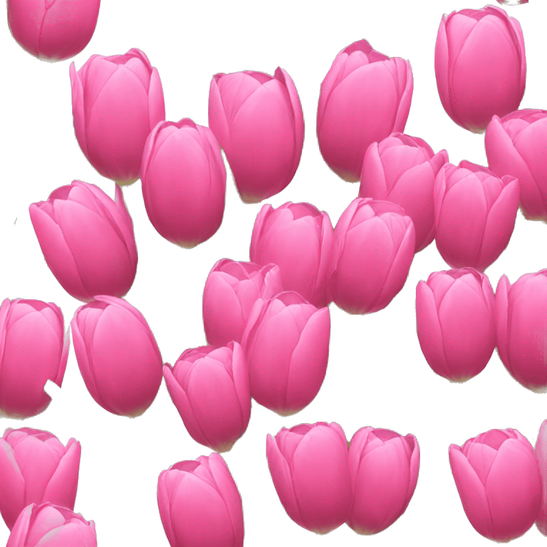 pink tulips emoji