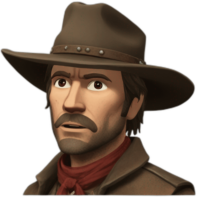 dutch van der linde from red dead redemption emoji