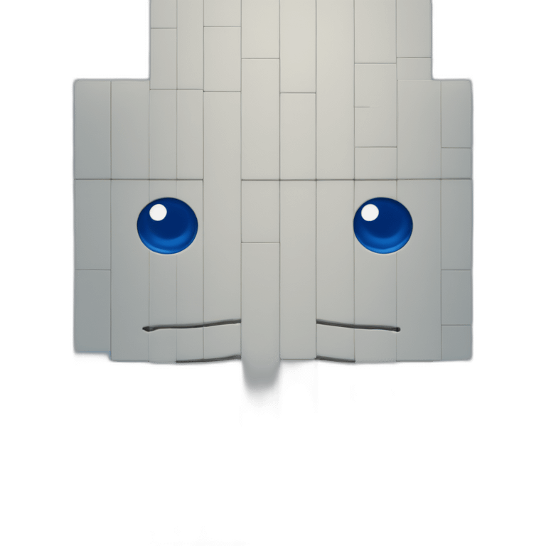 blue lego brick 2 by 2 emoji