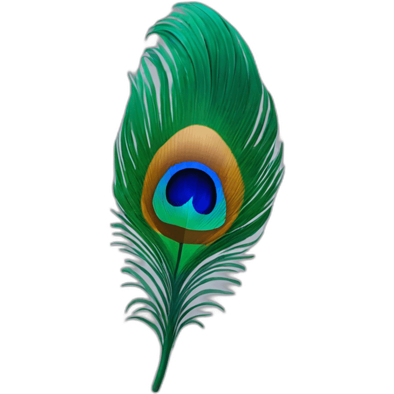 Peacock's feather  emoji