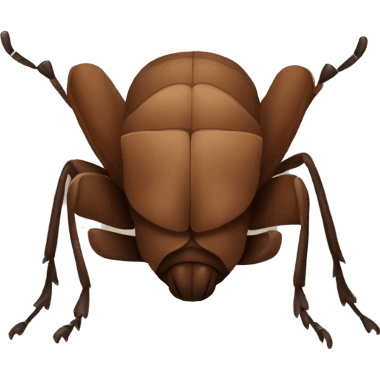 Brown bug emoji