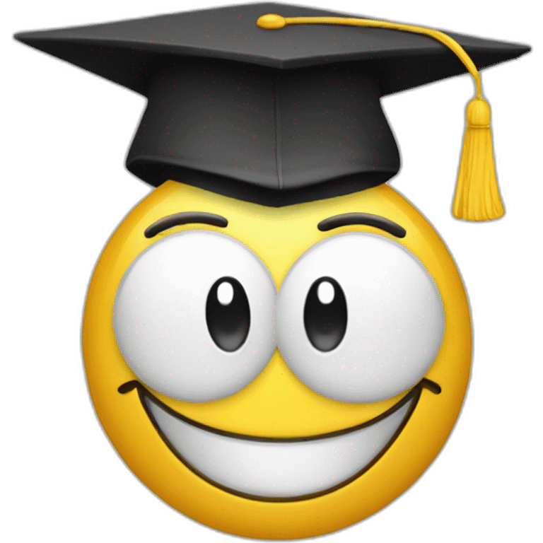 Happy Smiley graduated emoji