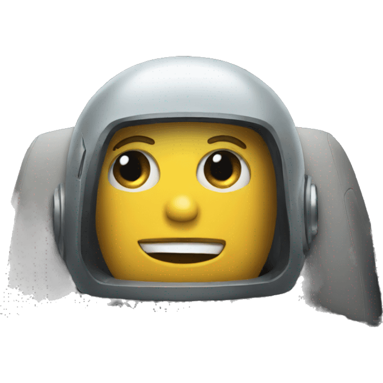 A robot in the car emoji