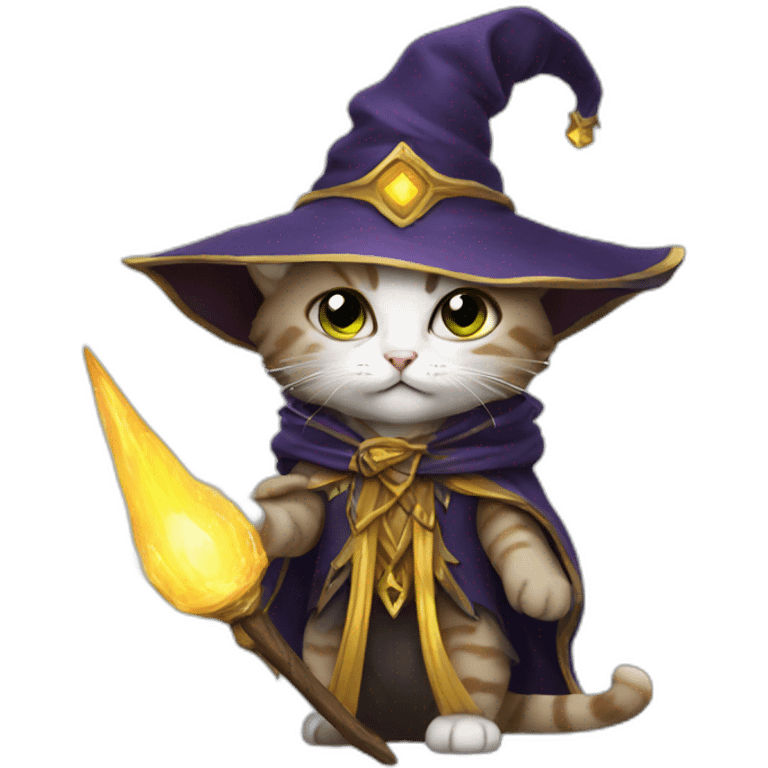 kitten wizard emoji