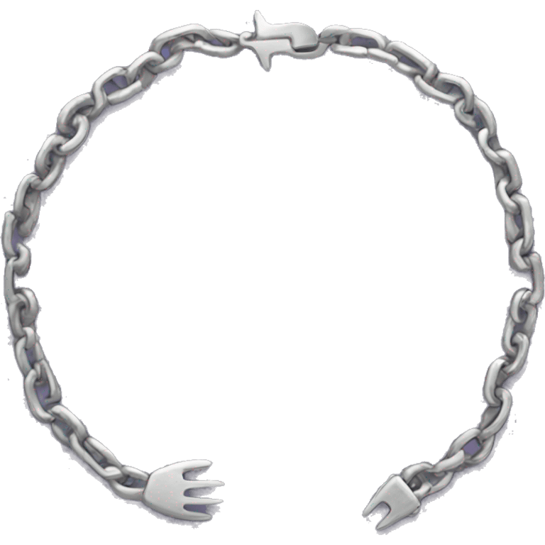 metal prong bracelet emoji