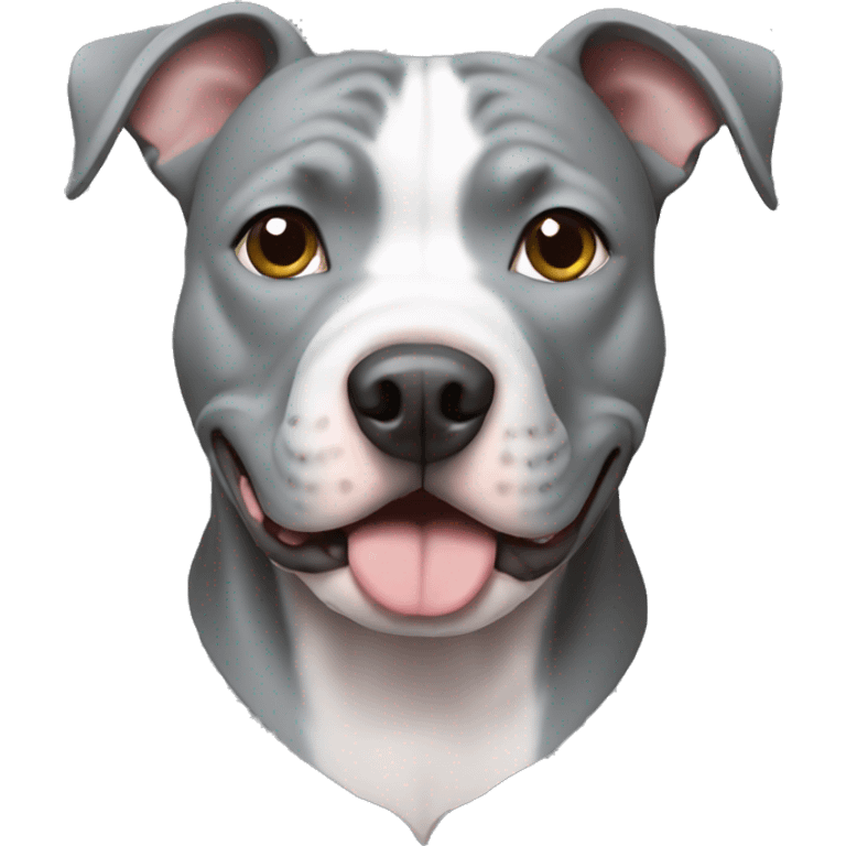 gray pitbull emoji