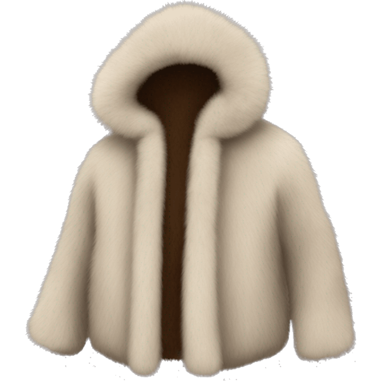 Fur coat emoji