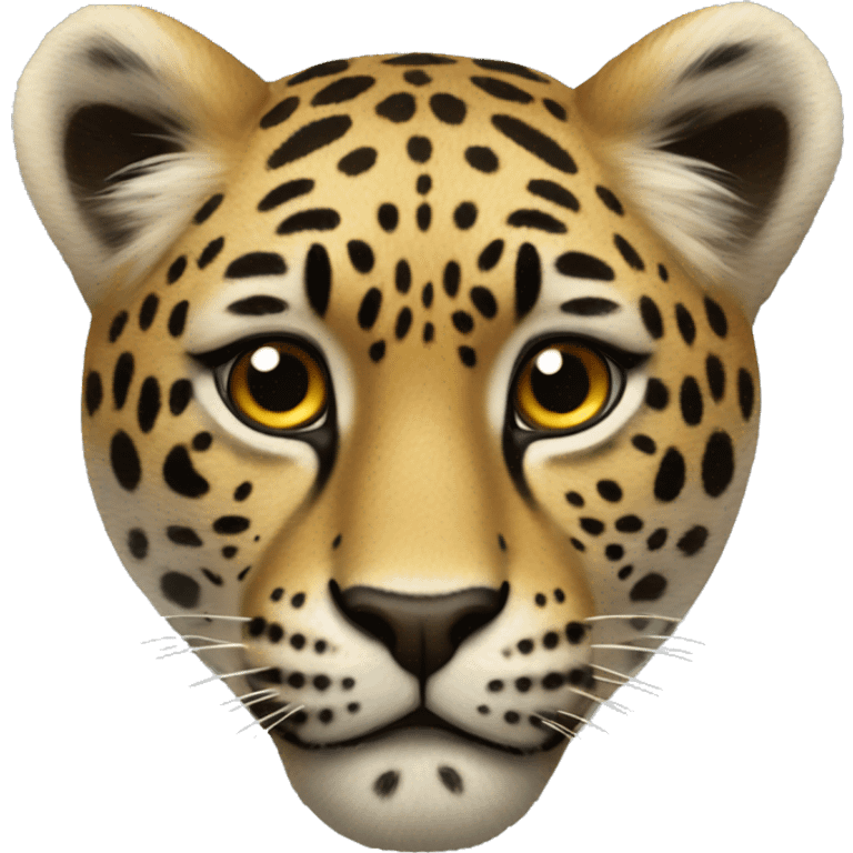 Corazón de leopardo emoji