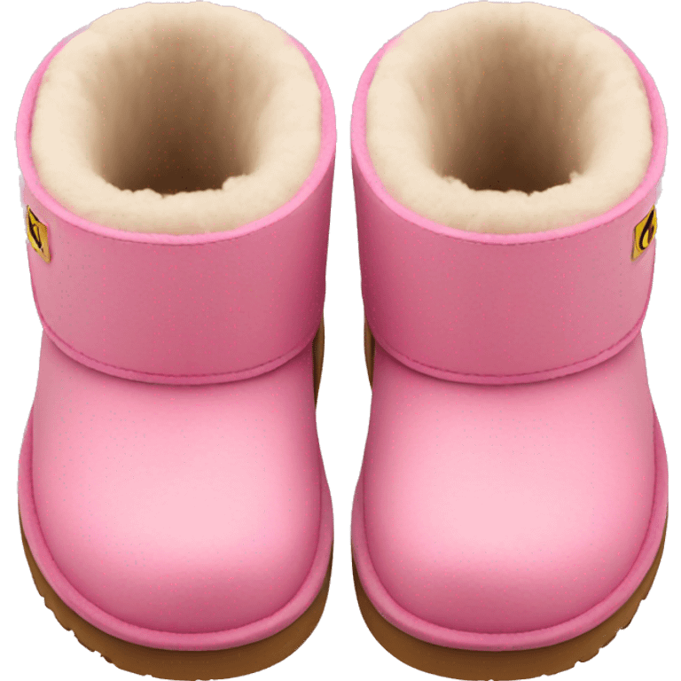 pink Ugg shoes emoji