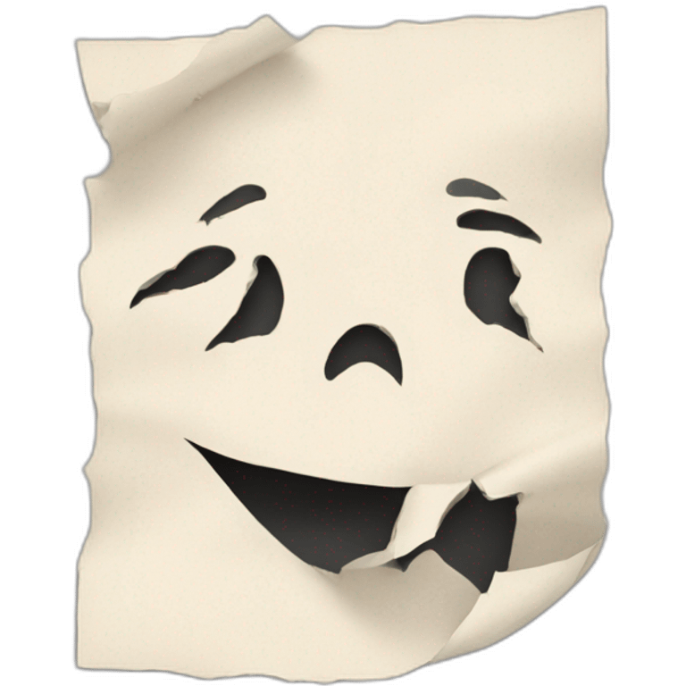 torn paper contract emoji