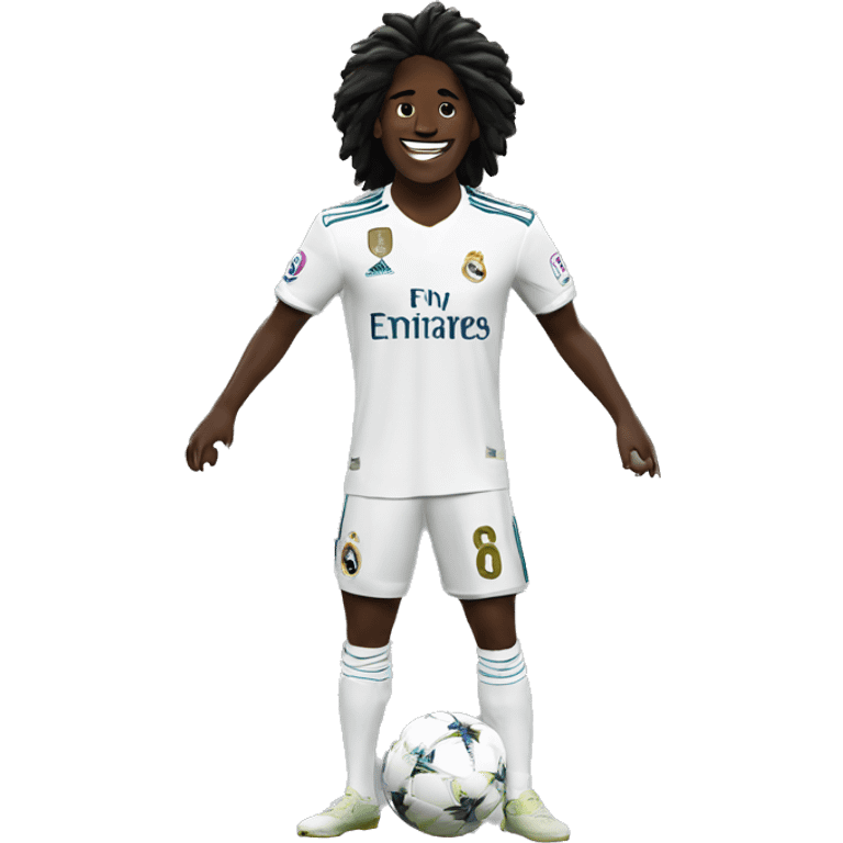 Eduardo camavinga Real Madrid celebrating emoji