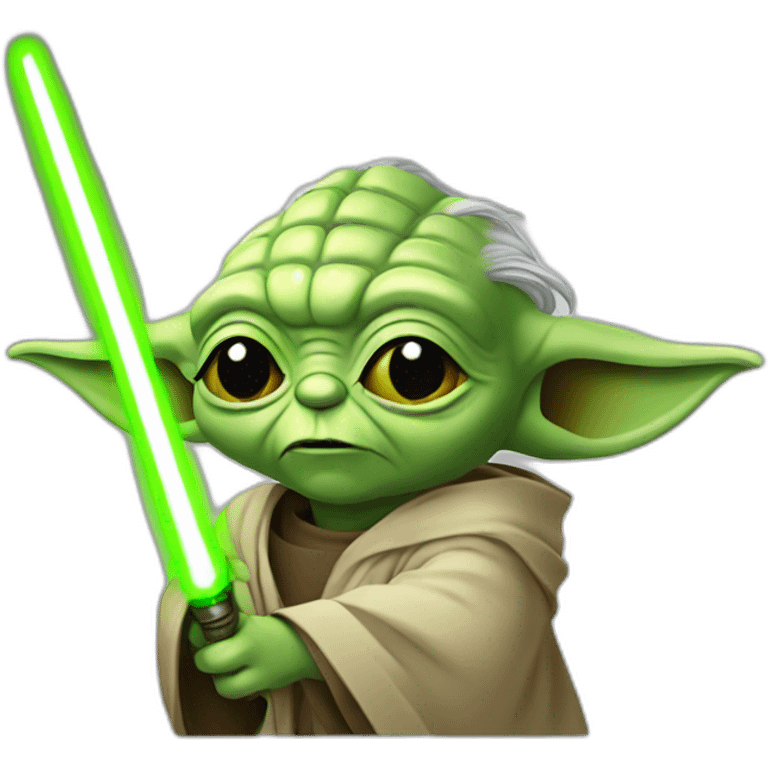 Yoda laser emoji