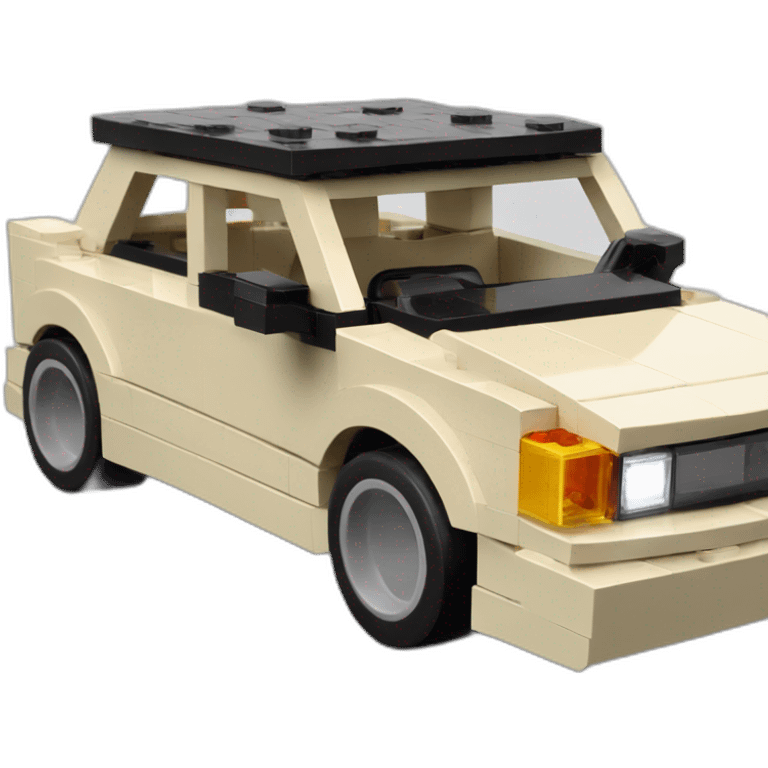 une voiture lego emoji