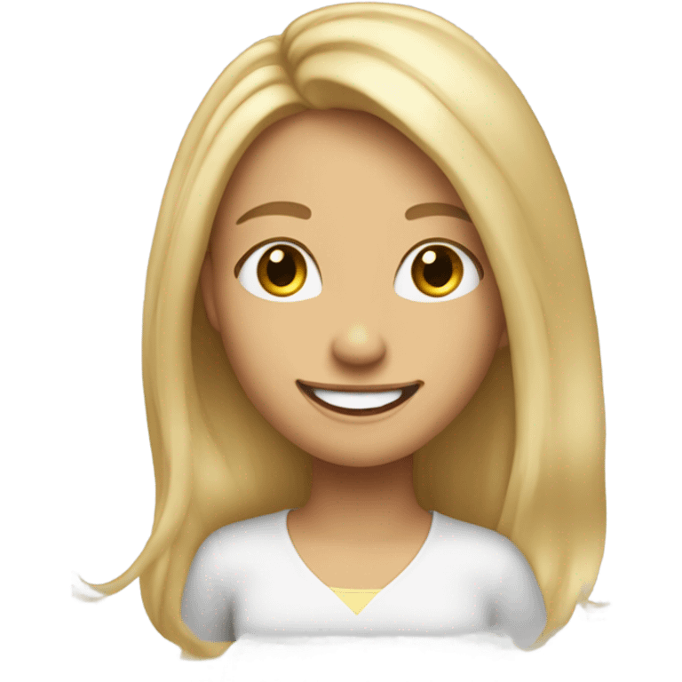 pretty blonde girl emoji