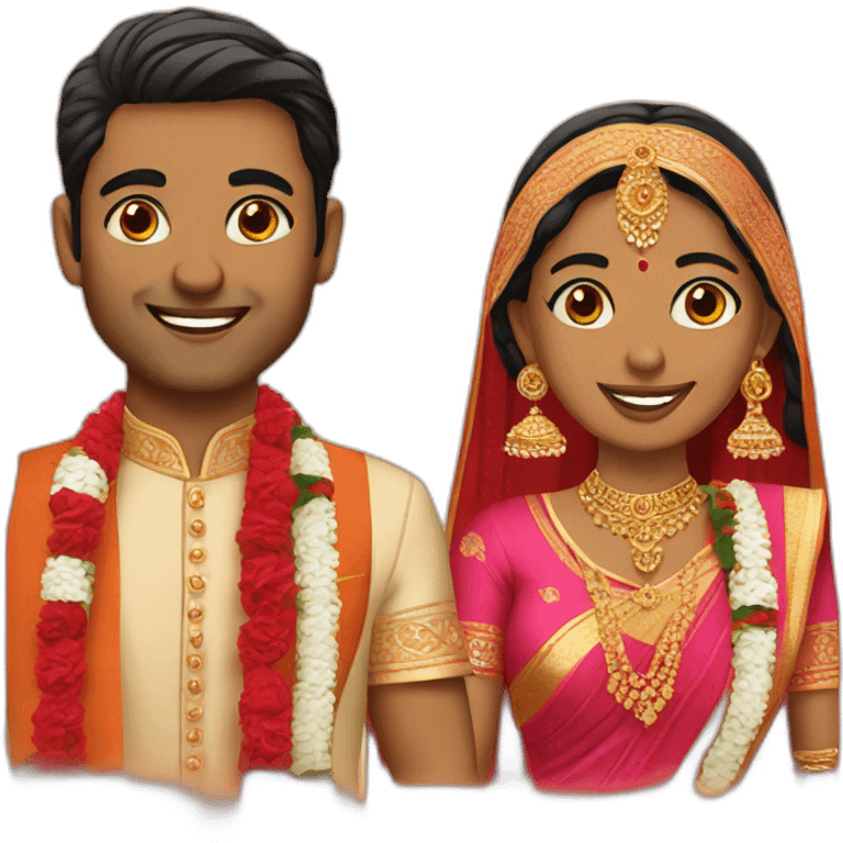 Indian wedding emoji