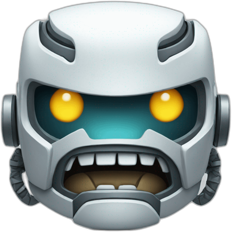 angry robot emoji