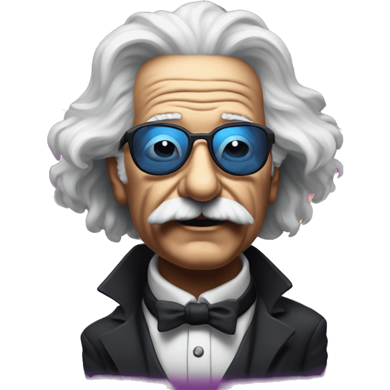 Synthwave Einstein  emoji