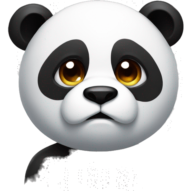 Cold panda emoji