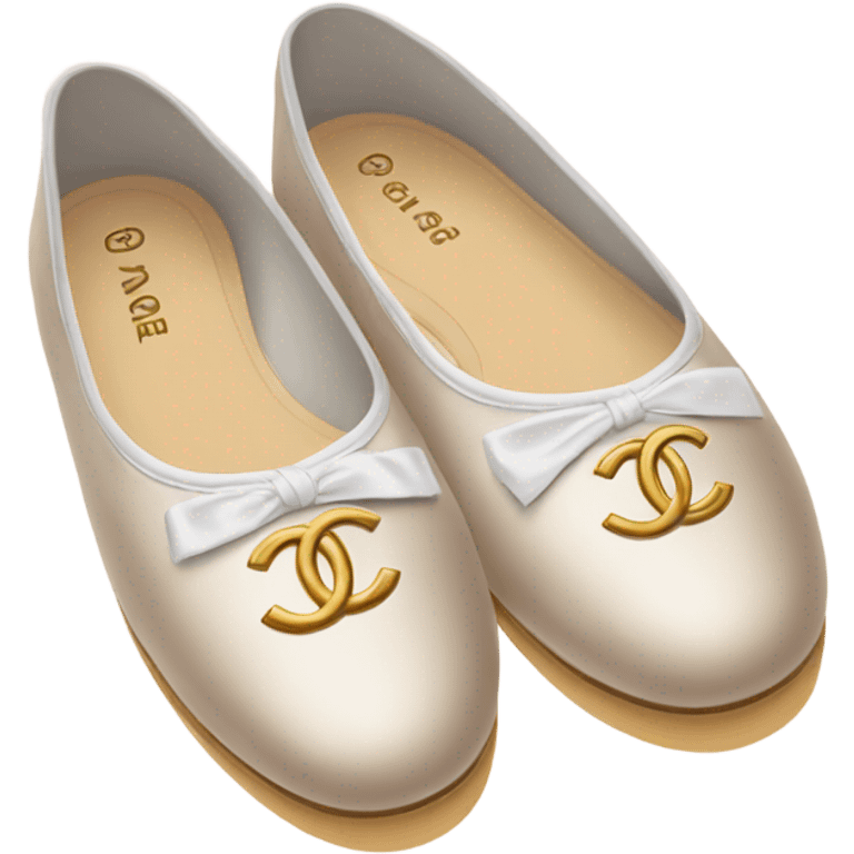 Chanel ballet flats emoji