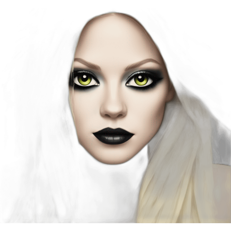 avril lavigne smokey eyes emoji