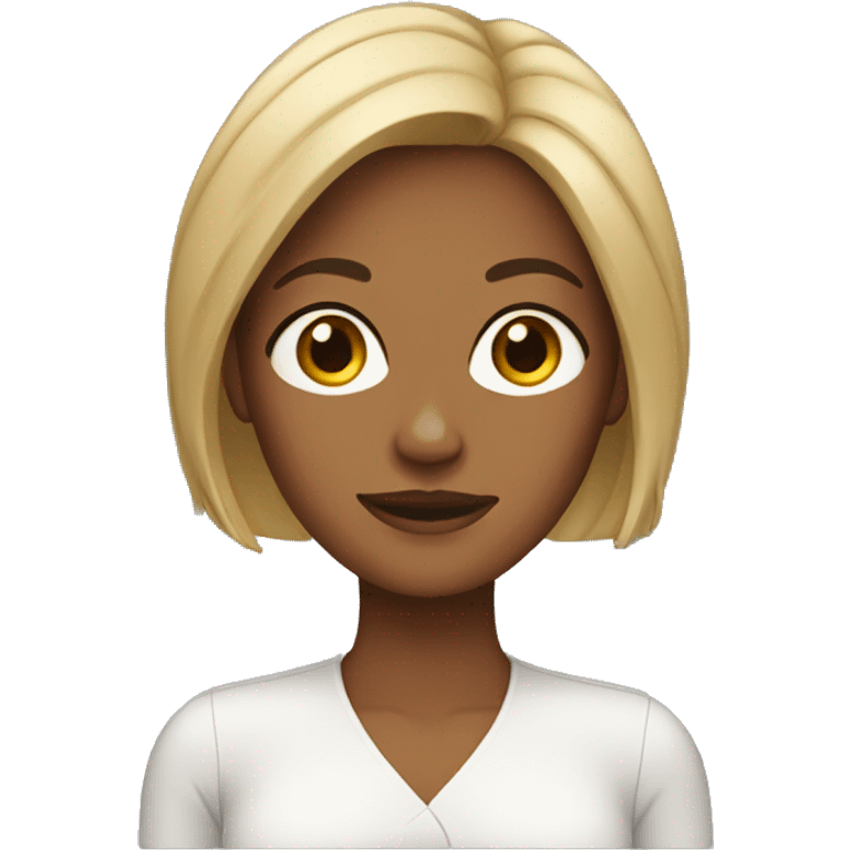 woman with slightly tan skin emoji