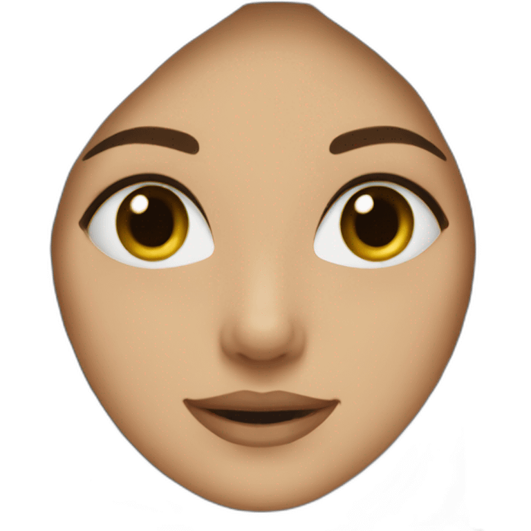 A girl wearing black hijab emoji