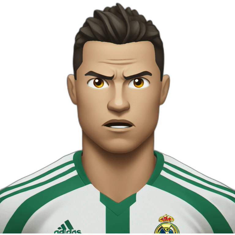 Ronaldo angry emoji