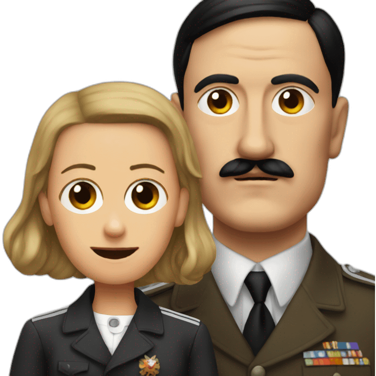 Hitler and his mom emoji