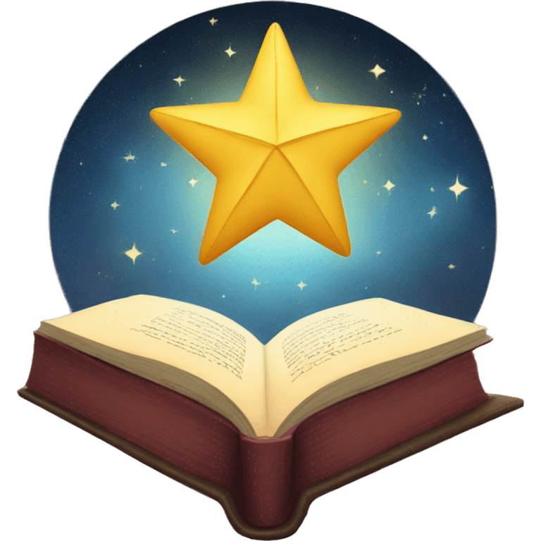 book with a star emoji