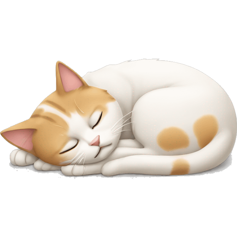 Sleeping cat emoji