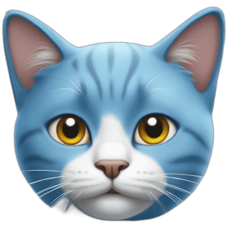 Cat-smurf emoji