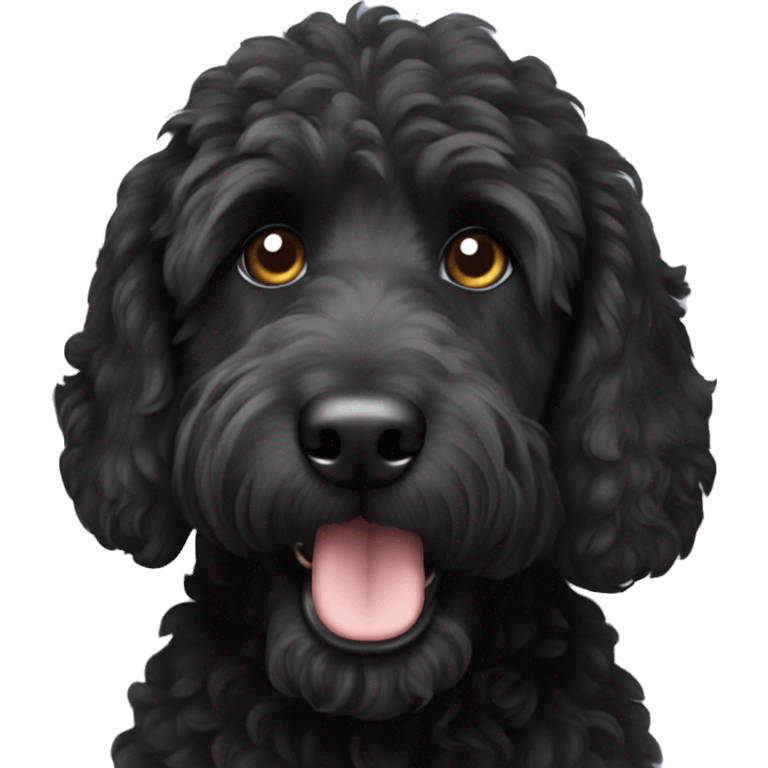 black labradoodle  emoji