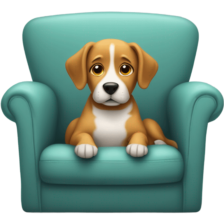 Dog on a couch emoji