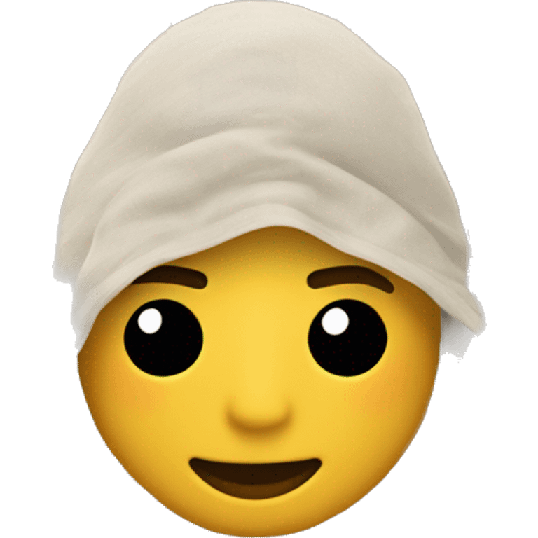 Emoji circular que tenga el poncho de la textileria de la cultura nazca  emoji