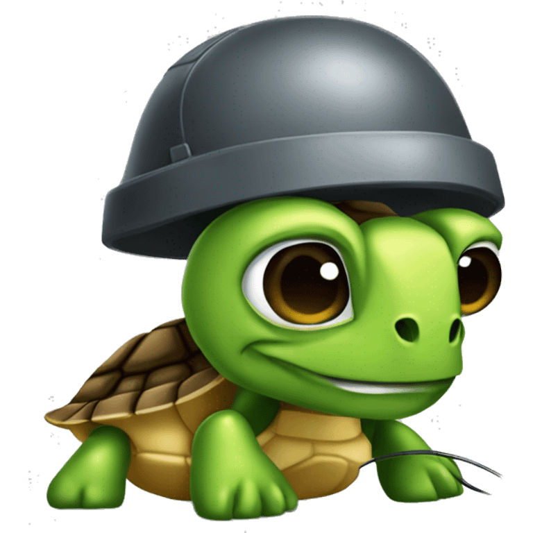 Tortuga con una computadora  emoji