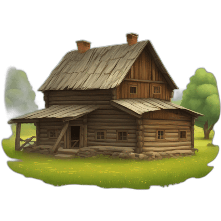 Old latvian farmstead emoji