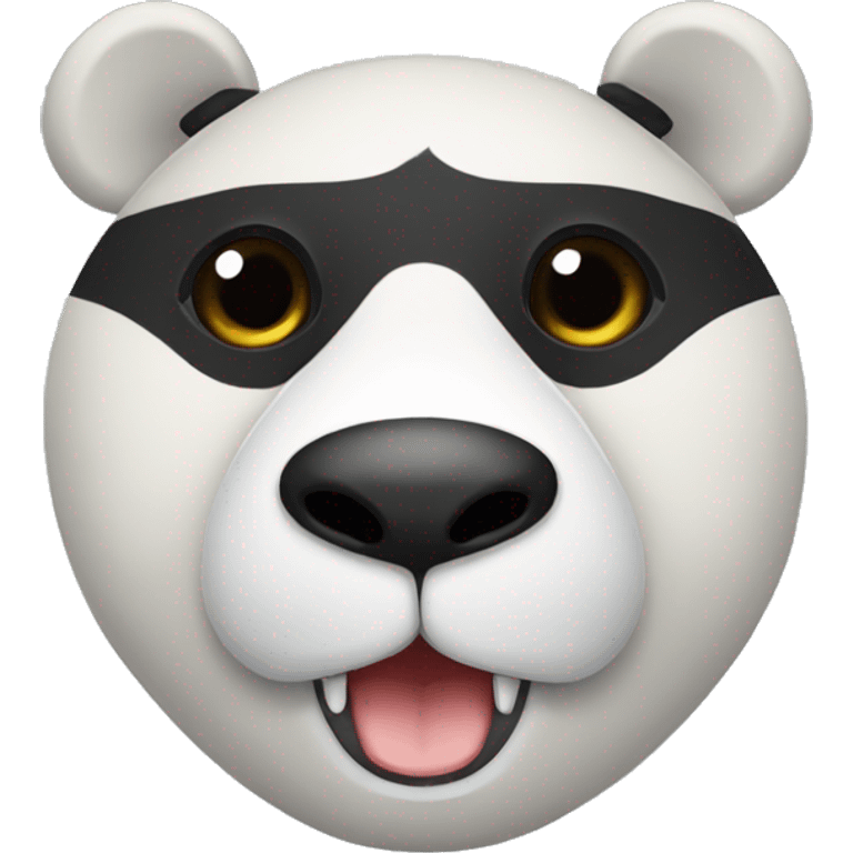 Panda enojado emoji