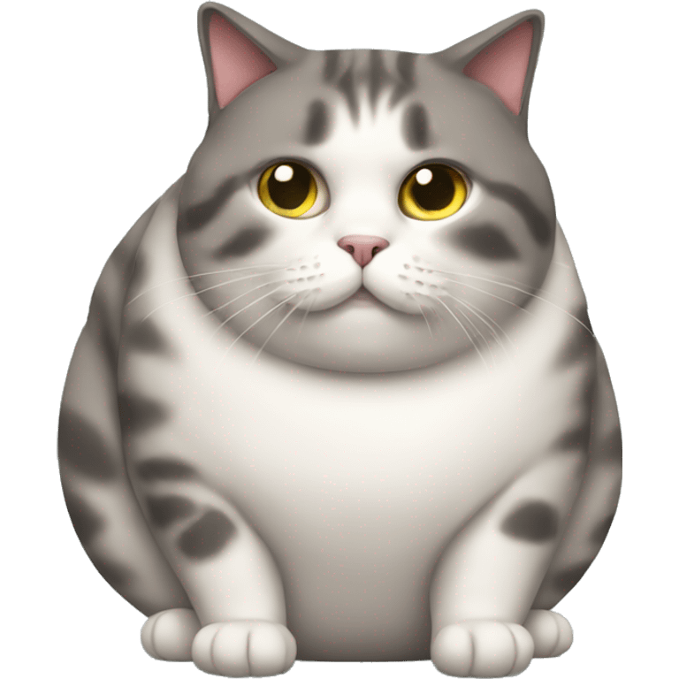 obese cat emoji