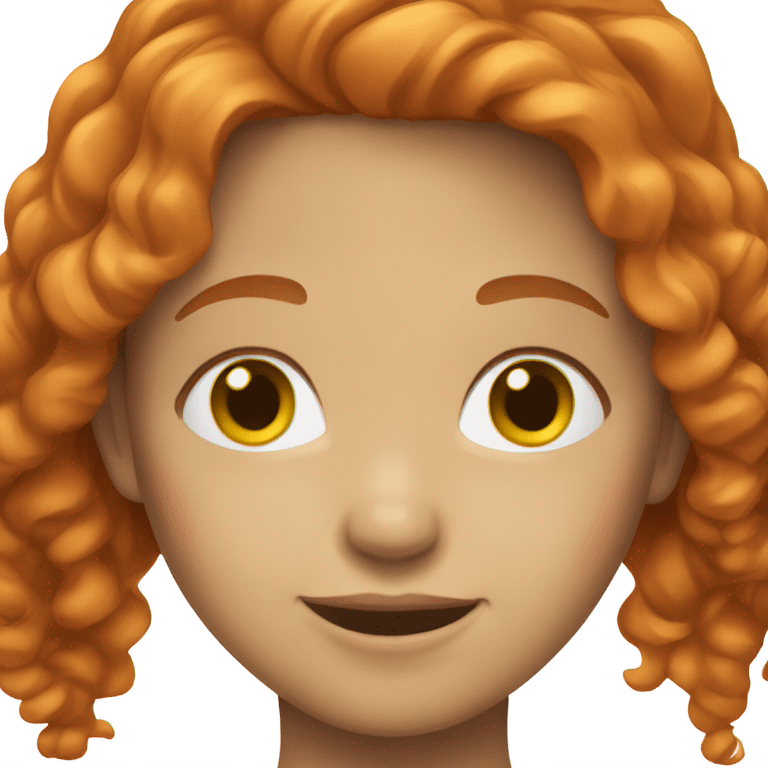 ginger girl emoji