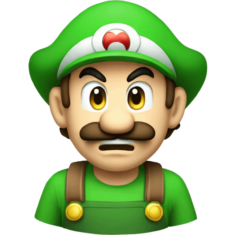 Angry Luigi emoji